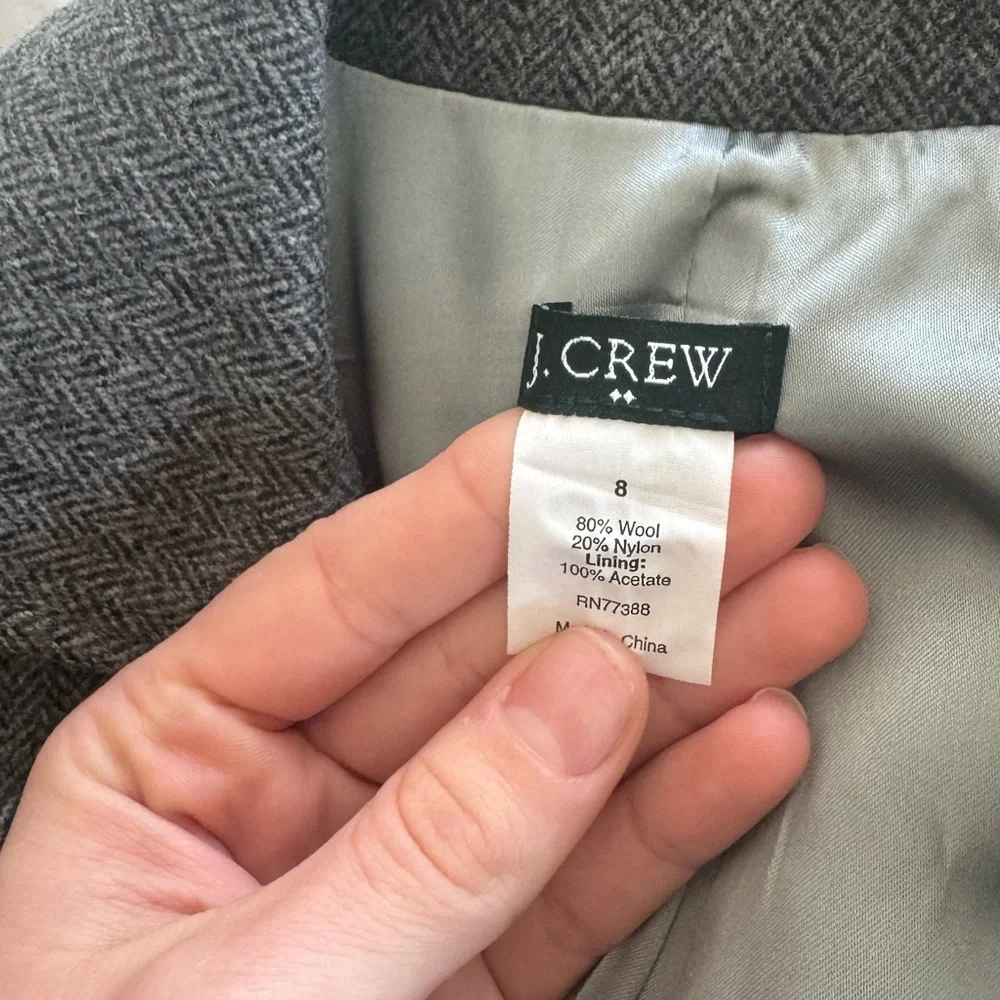 J. Crew Charcoal Blazer